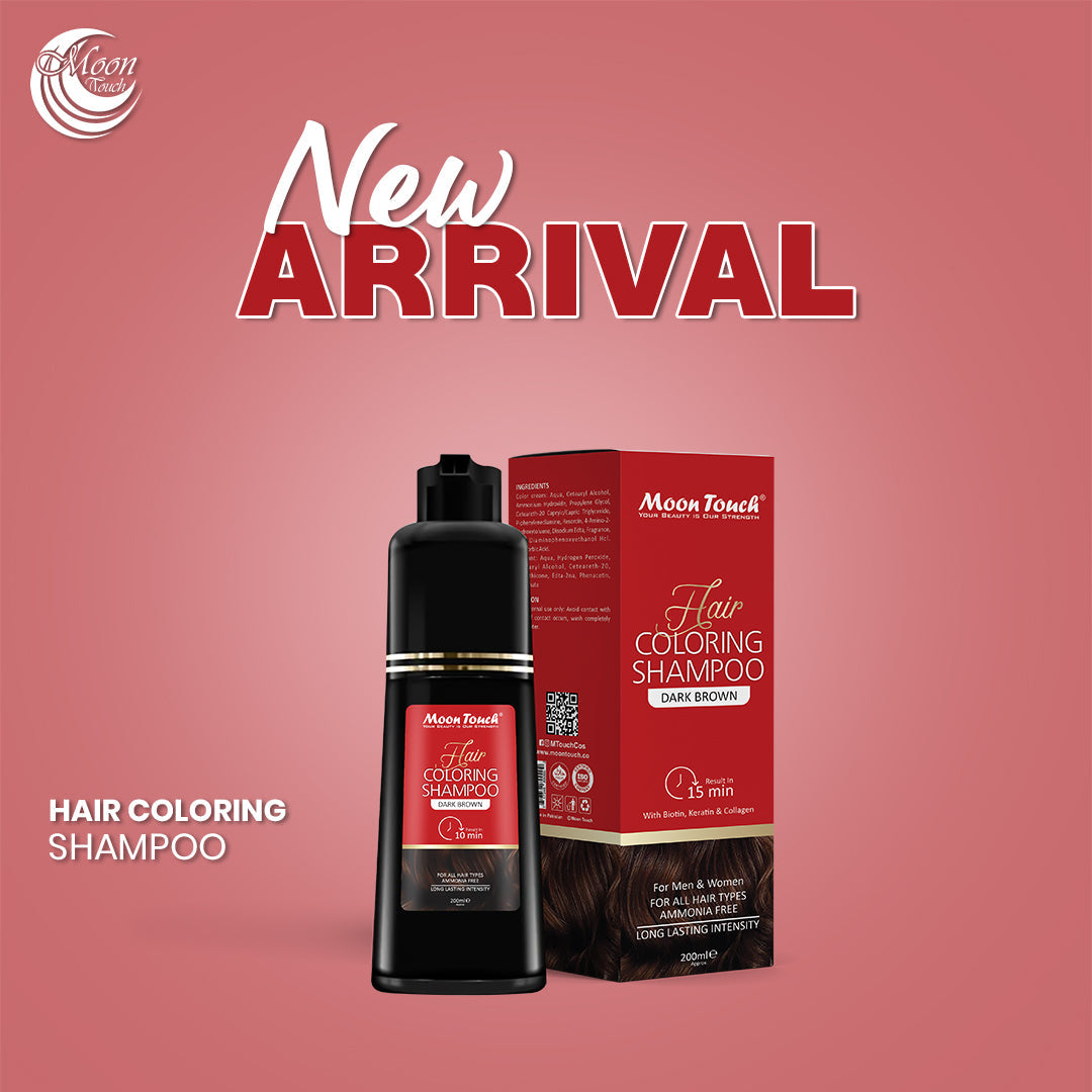 Hair Coloring Shampoo 200ml (Dark Brown)
