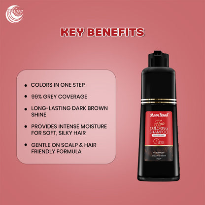 Hair Coloring Shampoo 200ml (Dark Brown)