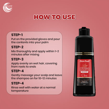 Hair Coloring Shampoo 200ml (Dark Brown)