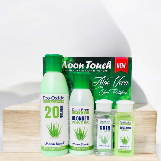 Best Selling Aloe Vera Skin Polisher Box (4items) + Free Serum 5ml