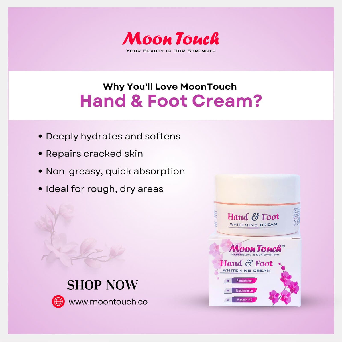 Hand & Foot Whitening Cream [+ Free Nail Polish]