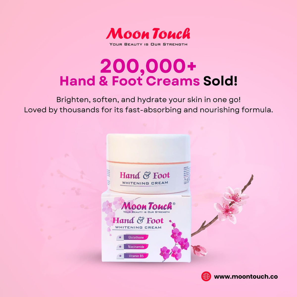 Hand & Foot Whitening Cream [+ Free Nail Polish]