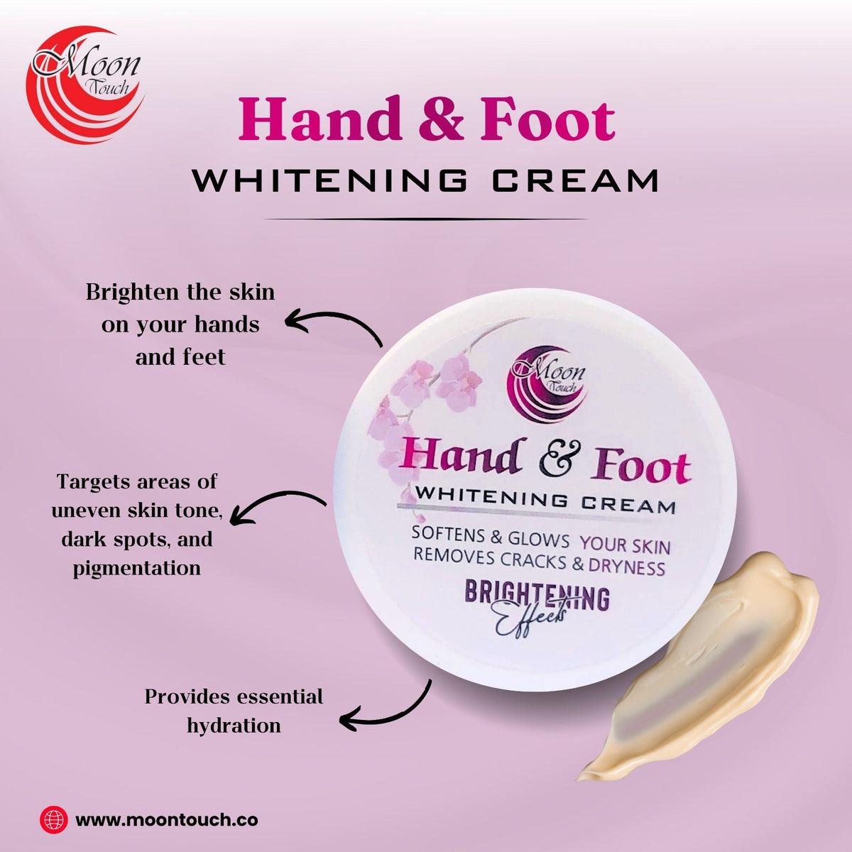 Hand & Foot Whitening Cream [+ Free Nail Polish]